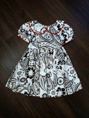 Maria Elena Black and White Dress Size 2T